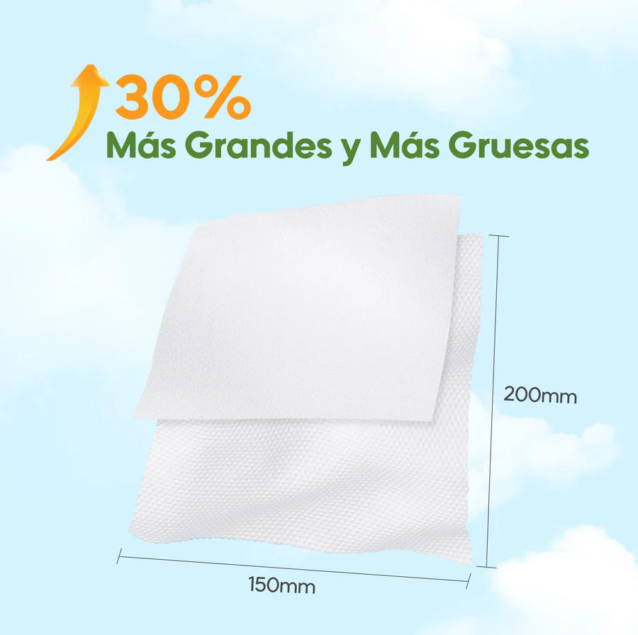 Pack Familiar: Toallitas Serie Fresca y Nutritiva 12 Paquetes/Caja - Áloe