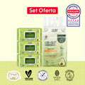 Pack Ahorro: Toallitas Húmedas 99,9% Agua Pura Cuidado Fresco y Orgánico 3 Paquetes/Bolsa 252un - Aguacate