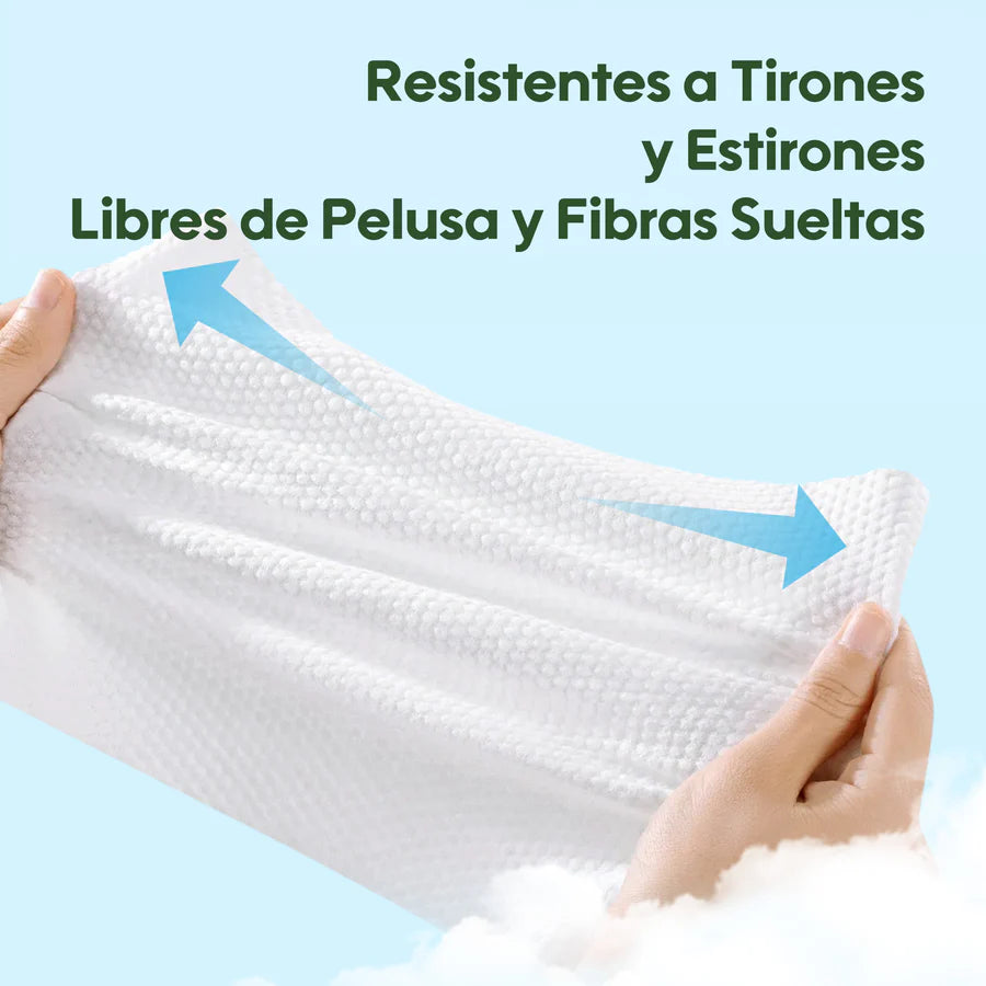 Pack Ahorro: Toallitas Húmedas 99,9% Agua Pura Cuidado Fresco y Orgánico 3 Paquetes/Bolsa 252un - Aguacate