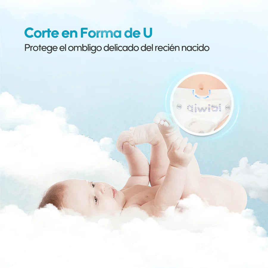 Pañales Aiwibi Para Recién Nacido Talla (RN) 10 Paquetes 220un.