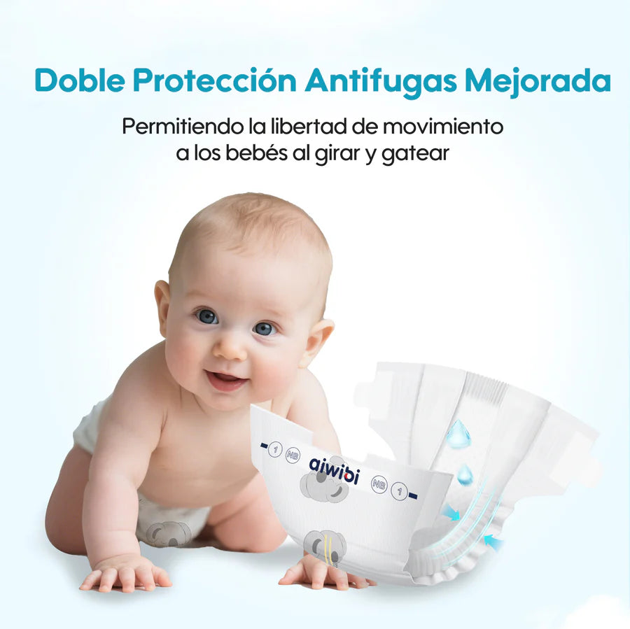 Pañales Aiwibi Para Recién Nacido Talla (RN) 20 Paquetes 440un.
