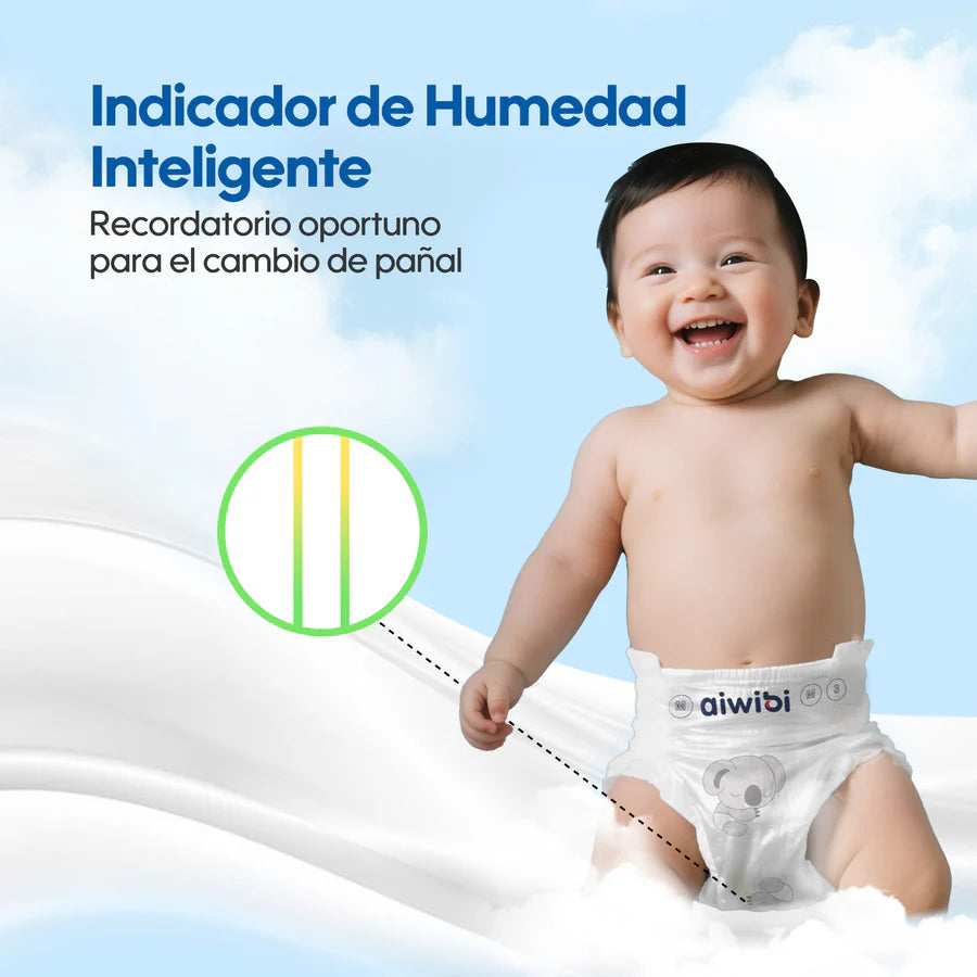 Pañales Premium Aiwibi Para Bebé Comfy Soft Talla (P) Paquete 50un.