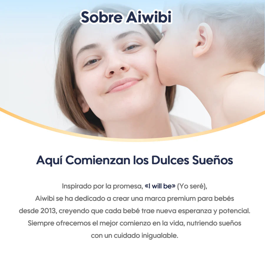 Pañales Premium Aiwibi Para Bebé Comfy Soft Talla (XXG) Paquete 50un.