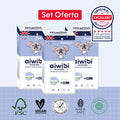 Pañales Premium Aiwibi Para Bebé Comfy Soft 3 Paquetes (150un) Talla (M)